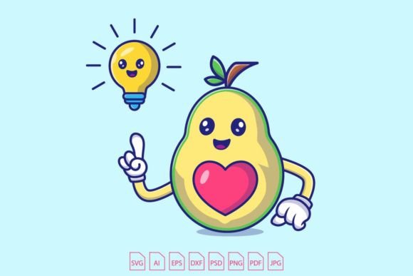 Download Avocado Having an Idea - Avocado Collection