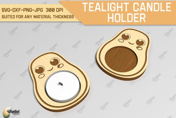Download Tealight Candle Holder. Avocado SVG - Avocado Collection