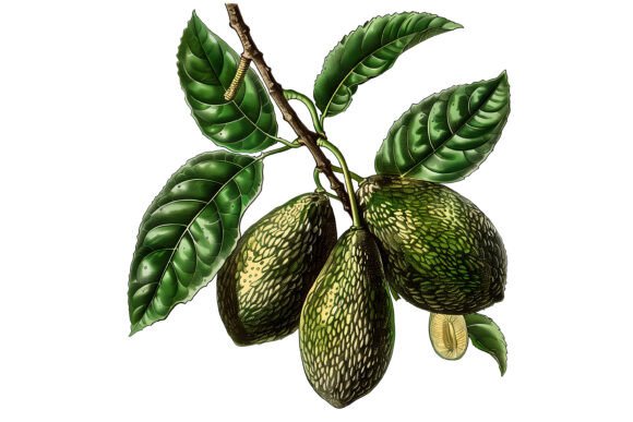 Download Hand Drawn Avocado PNG Clipart - Avocado Collection