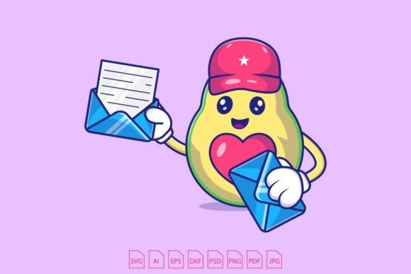 Download Avocado Holding Envelope - Avocado Collection