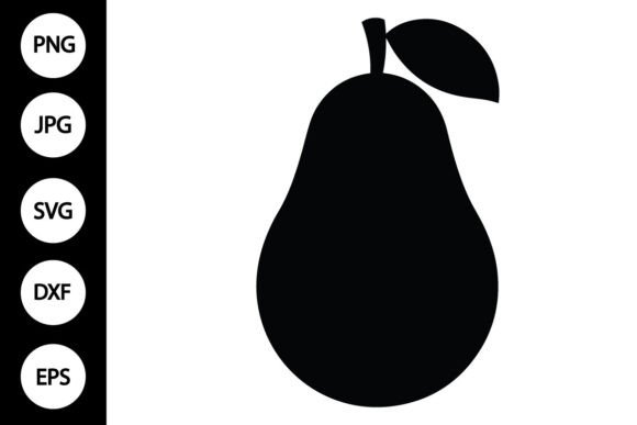 Download Silhouette Avocado SVG - Avocado Collection